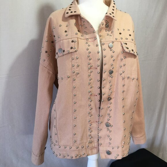 BiBi Jackets & Blazers - BiBi Denim "bling" Jacket